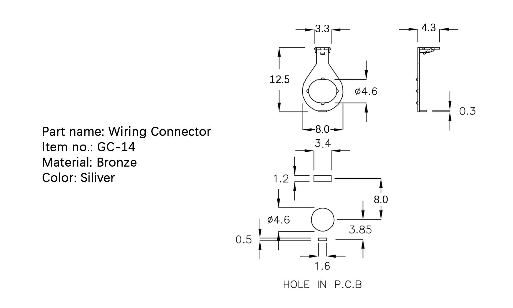 Wiring Connector GC-14